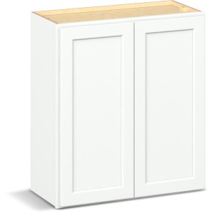 Reliabilt Parkstone II Reliabilt Parkstone II Brilliant White Wall Cabinet, 2 Door, 27-in x 30-in - 641232 | Lowe's Pro Supply